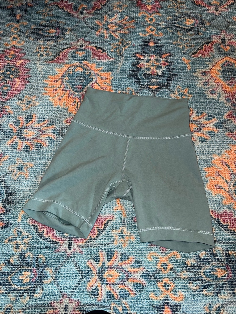 lululemon athletica Olive Green High-Rise Bike Shorts